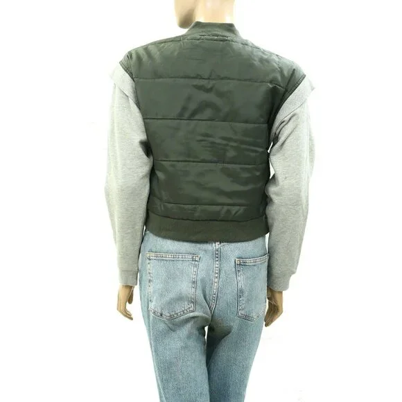 Daily Practice by Anthropologie Skill Set Jacket Top Oversized Zip-Up XXS